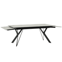 Разтегателна трапезна маса MARKI - бяла - 2