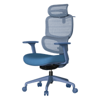 Ергономичен стол JULFA - син - 2