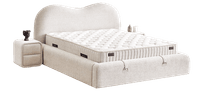 Тапицирана спалня с матрак LUNAMORE 140 x 200 - крем AN - 2 Тапицирана спалня с матрак LUNAMORE 140 x 200 - крем AN - 2
