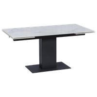 Разтегателна трапезна маса JURATA - бяла - 1