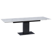 Разтегателна трапезна маса JURATA - бяла - 2
