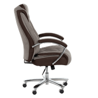 Президентски офис стол Carmen 6201 - кафяв - 3