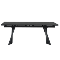 Разтегателна трапезна маса KOWAL - черна - 2