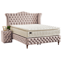 Тапицирана спалня с матрак DIMMAX 160 х 200 - крем 03 - 1