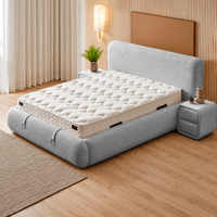 Тапицирана спалня с матрак RODOS PRO 160 х 200 - сив 18 - 2
