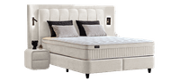 Тапицирана спалня с матрак JULIE 160 x 200 - крем B01 - 8 Тапицирана спалня с матрак JULIE 160 x 200 - крем B01 - 8