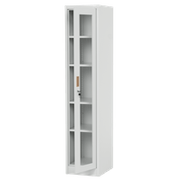 Метален шкаф Carmen CR-1001 L - сив - 4 Метален шкаф Carmen CR-1001 L - сив - 4