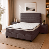 Тапицирана спалня с матрак ASTRA 160 x 200 - антрацит 680 - 5 Тапицирана спалня с матрак ASTRA 160 x 200 - антрацит 680 - 5