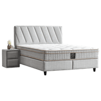 Тапицирана спалня с матрак SIESTA 160 x 200 - светлосив 21 - 0 Тапицирана спалня с матрак SIESTA 160 x 200 - светлосив 21 - 0