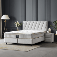 Тапицирана спалня с матрак SIESTA 160 x 200 - светлосив 21 - 2 Тапицирана спалня с матрак SIESTA 160 x 200 - светлосив 21 - 2