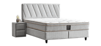 Тапицирана спалня с матрак SIESTA 160 x 200 - светлосив 21 - 6 Тапицирана спалня с матрак SIESTA 160 x 200 - светлосив 21 - 6