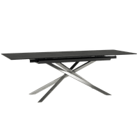 Разтегателна трапезна маса KIKOL - кафява - 2