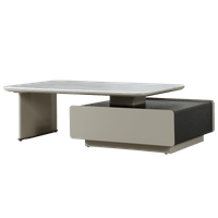 Холна маса ALIVIA - бял-капучино - 2