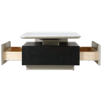 Холна маса ALIVIA - бял-капучино - 6