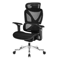 Ергономичен стол REIMS - черен - 2