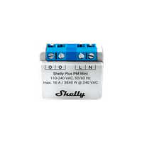 Монофазен WiFi електромер Shelly Plus PM Mini - 1 Монофазен WiFi електромер Shelly Plus PM Mini - 1