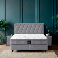 Тапицирана спалня с матрак SIESTA 160 x 200 - антрацит 13 - 2 Тапицирана спалня с матрак SIESTA 160 x 200 - антрацит 13 - 2