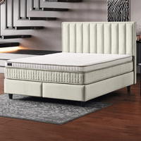 Тапицирана спалня с матрак PERRY LUX 140 x 200 - крем 01 - 4