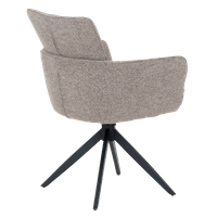 Трапезен стол GILES - кафяв - 4 Трапезен стол GILES - кафяв - 4