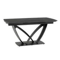 Разтегателна трапезна маса TORUN - черна - 1