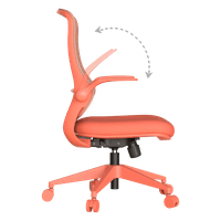 Ергономичен стол ASTARA - оранжев - 5