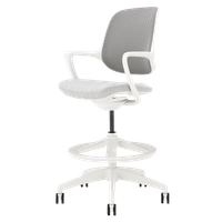 Работен офис стол DAVOS - сив - 2