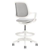 Работен офис стол DAVOS - сив - 4