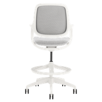 Работен офис стол DAVOS - сив - 5