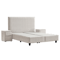 Тапицирана спалня с матрак COMO 160 x 200 - крем AN - 3 Тапицирана спалня с матрак COMO 160 x 200 - крем AN - 3