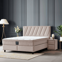 Тапицирана спалня с матрак SIESTA 160 x 200 - крем 03 - 3 Тапицирана спалня с матрак SIESTA 160 x 200 - крем 03 - 3