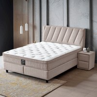 Тапицирана спалня с матрак SIESTA 160 x 200 - крем 03 - 4 Тапицирана спалня с матрак SIESTA 160 x 200 - крем 03 - 4