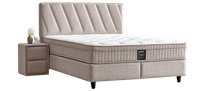 Тапицирана спалня с матрак SIESTA 160 x 200 - крем 03 - 5 Тапицирана спалня с матрак SIESTA 160 x 200 - крем 03 - 5