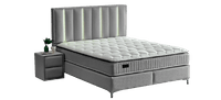 Тапицирана спалня с матрак MINI MOONLIGHT 160 х 200 - сив... - 7