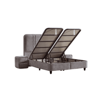 Тапицирана спалня с матрак HUGO 140 x 200 - сив 29 - 3 Тапицирана спалня с матрак HUGO 140 x 200 - сив 29 - 3
