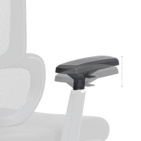 Ерогномичен стол 7592 - черен - 7