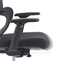 Ерогномичен стол 7592 - черен - 9