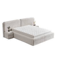 Тапицирана спалня с матрак MYKONOS 160 х 200 - перла SY - 1