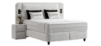 Тапицирана спалня с матрак CANCUN 180 x 200 - бял 01 - 7 Тапицирана спалня с матрак CANCUN 180 x 200 - бял 01 - 7