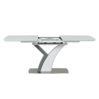 Разтегателна трапезна маса OMIS - бяла - 3