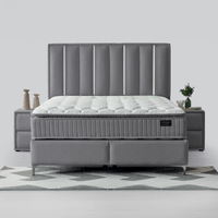 Тапицирана спалня с матрак MINI MOONLIGHT 140 х 200 - сив 16 - 0 Тапицирана спалня с матрак MINI MOONLIGHT 140 х 200 - сив 16 - 0