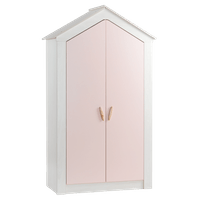 Двукрилен детски гардероб PINK HOUSE - 1