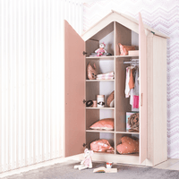Двукрилен детски гардероб PINK HOUSE - 2