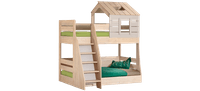 Двуетажно детско легло MY HOUSE - ляво - 3 Двуетажно детско легло MY HOUSE - ляво - 3
