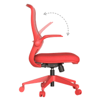 Ергономичен стол ASTARA - червен - 5