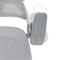 Ергономичен стол METZ - сив - 11