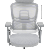 Ергономичен стол METZ - сив - 14