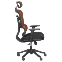 Ергономичен стол Carmen 7582 - оранжев-черен - 3