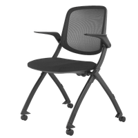 Посетителски стол AGNO - черен - 2