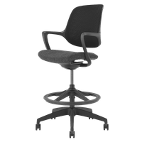 Работен офис стол DAVOS - черен - 2