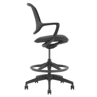 Работен офис стол DAVOS - черен - 3